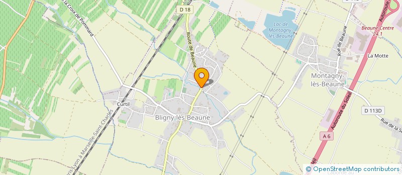 localisation de l'entreprise MONSIEUR PHILIPPE LUCAS  BLIGNY-LES-BEAUNE