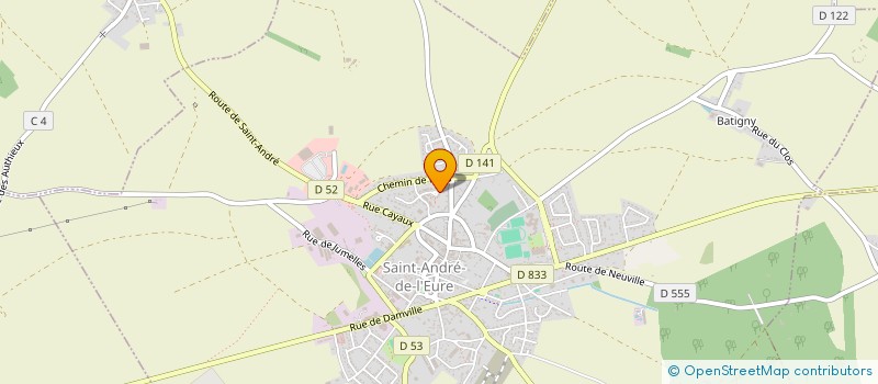 localisation de l'entreprise MONSIEUR PHILIPPE LUCAS à SAINT-ANDRE-DE-L'EURE