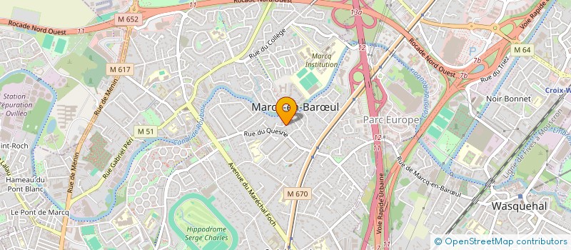 localisation de l'entreprise MONSIEUR PHILIPPE LUCE à MARCQ-EN-BARŒUL