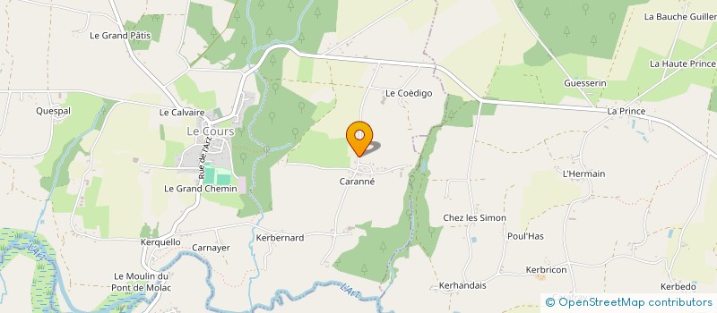 localisation de l'entreprise MONSIEUR PHILIPPE LUHERNE  LE COURS