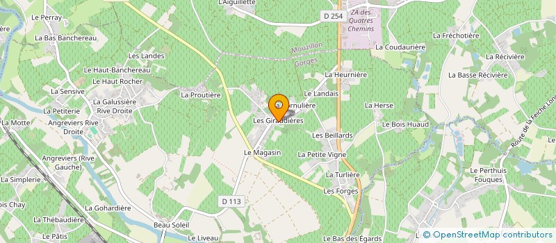 localisation de l'entreprise MONSIEUR PHILIPPE LUNEAU à GORGES