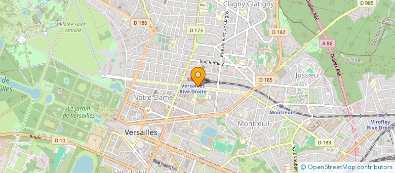 localisation de l'entreprise MONSIEUR PHILIPPE LUPART à VERSAILLES