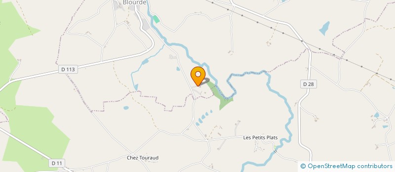 localisation de l'entreprise MONSIEUR PHILIPPE LUTIER  MOUTERRE-SUR-BLOURDE