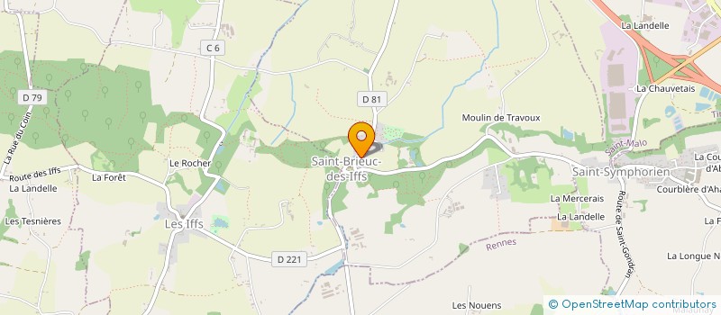 localisation de l'entreprise MONSIEUR PHILIPPE LUTZ  SAINT-BRIEUC-DES-IFFS