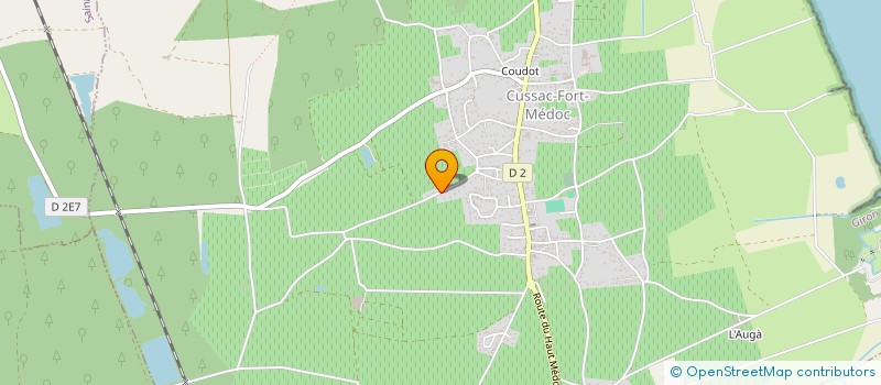 localisation de l'entreprise MONSIEUR PHILIPPE MACHADO  CUSSAC-FORT-MEDOC
