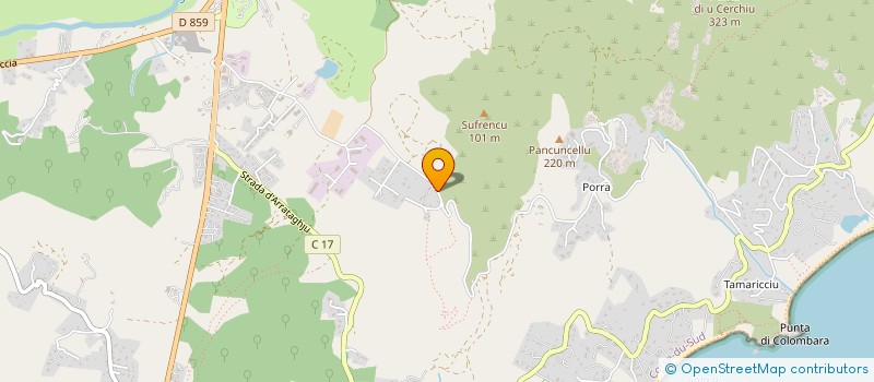 localisation de l'entreprise MONSIEUR PHILIPPE MACHADO VIEIRA  PORTO VECCHIO