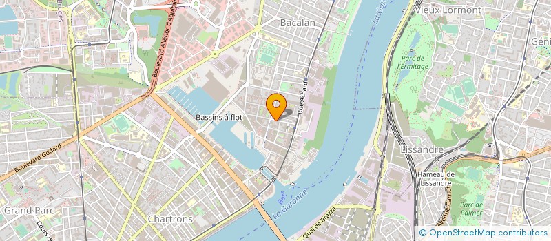 localisation de l'entreprise MONSIEUR PHILIPPE MACHAUX à BORDEAUX