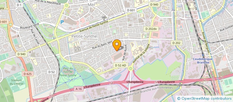 localisation de l'entreprise MONSIEUR PHILIPPE MACHUELLE à DUNKERQUE