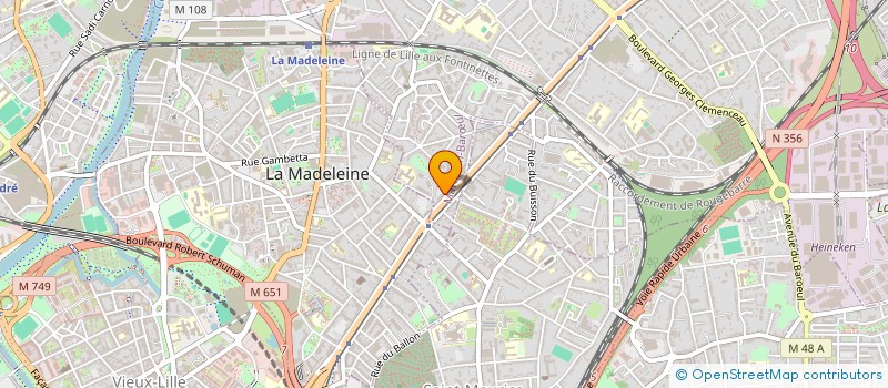 localisation de l'entreprise MONSIEUR PHILIPPE MACQUET à MARCQ-EN-BARŒUL