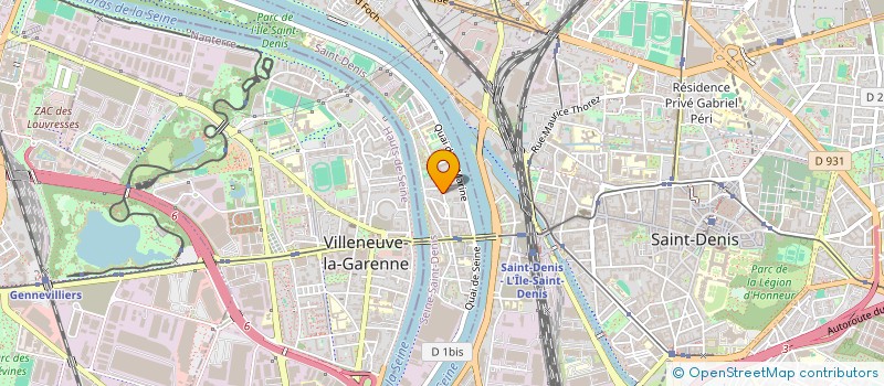 localisation de l'entreprise MONSIEUR PHILIPPE MADAR  L'ILE-SAINT-DENIS