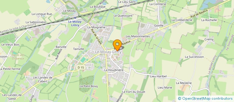 localisation de l'entreprise MONSIEUR PHILIPPE MADELAINE  SAINTE-MARGUERITE-D'ELLE