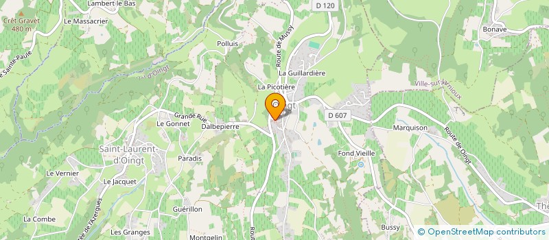localisation de l'entreprise MONSIEUR PHILIPPE MADILE à VAL D'OINGT