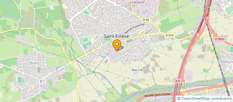 localisation de l'entreprise MONSIEUR PHILIPPE MAERO  SAINT-ESTEVE