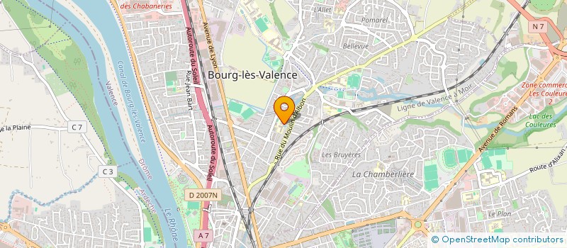 localisation de l'entreprise MONSIEUR PHILIPPE MAGHAKIAN  BOURG-LES-VALENCE