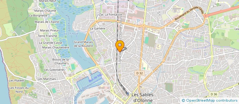 localisation de l'entreprise MONSIEUR PHILIPPE MAGNAN à LES SABLES D'OLONNE