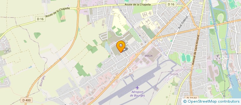 localisation de l'entreprise MONSIEUR PHILIPPE MAGNIER  BOURGES