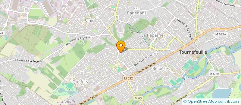 localisation de l'entreprise MONSIEUR PHILIPPE MAGNIN à TOURNEFEUILLE