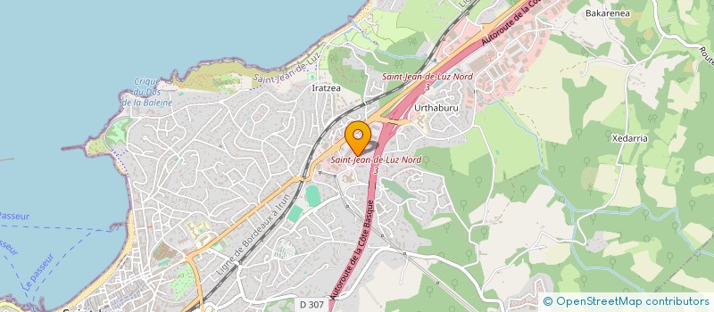 localisation de l'entreprise MONSIEUR PHILIPPE MAGRINA  SAINT-JEAN-DE-LUZ