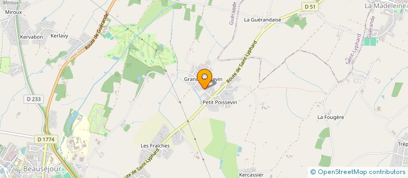 localisation de l'entreprise MONSIEUR PHILIPPE MAHE  GUERANDE