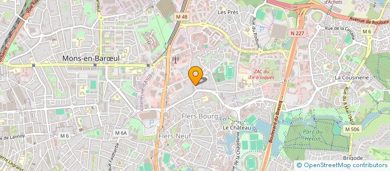 localisation de l'entreprise MONSIEUR PHILIPPE MAHIEU à VILLENEUVE-D'ASCQ