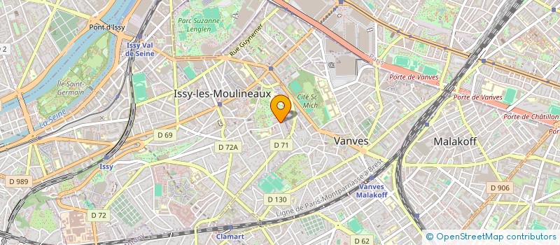 localisation de l'entreprise MONSIEUR PHILIPPE MAHOUDEAU à ISSY-LES-MOULINEAUX
