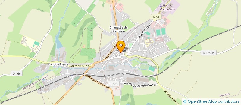 localisation de l'entreprise MONSIEUR PHILIPPE MAHOUDEAUX à VERVINS