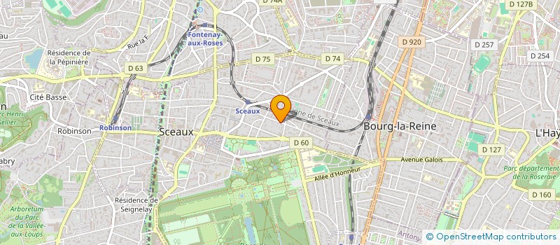 localisation de l'entreprise MONSIEUR PHILIPPE MAILLARD à SCEAUX