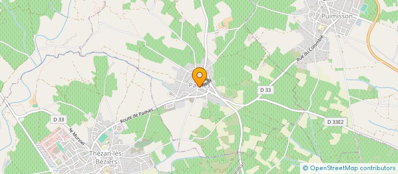 localisation de l'entreprise MONSIEUR PHILIPPE MAILLARD à PAILHES