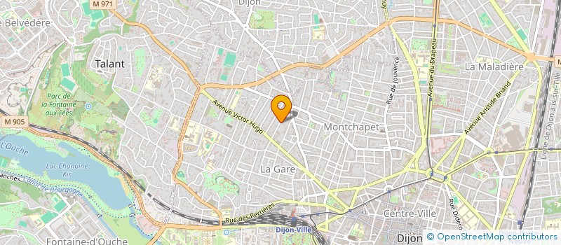localisation de l'entreprise MONSIEUR PHILIPPE MAILLARD-SALIN à DIJON