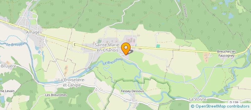 localisation de l'entreprise MONSIEUR PHILIPPE MAIRE  SAINTE-MARIE-EN-CHANOIS