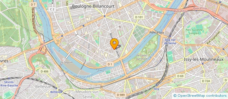 localisation de l'entreprise MONSIEUR PHILIPPE MAITRE à BOULOGNE-BILLANCOURT