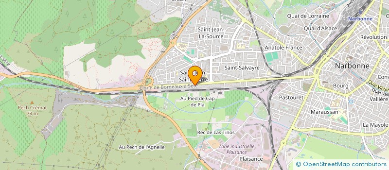 localisation de l'entreprise MONSIEUR PHILIPPE MAITRE  NARBONNE