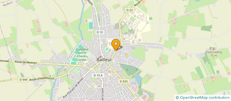 localisation de l'entreprise MONSIEUR PHILIPPE MALESYS à BAILLEUL
