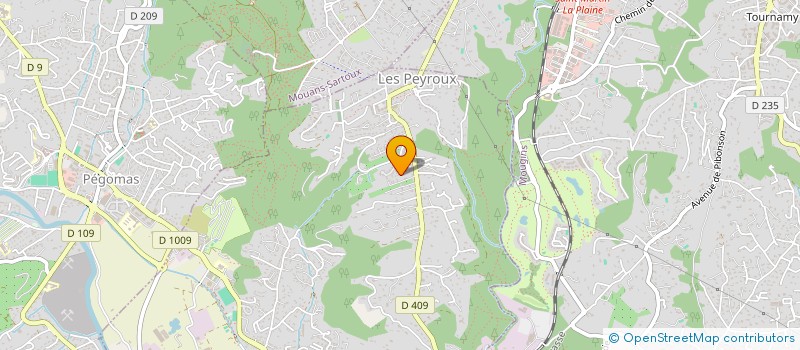 localisation de l'entreprise MONSIEUR PHILIPPE MALIS à LA ROQUETTE-SUR-SIAGNE