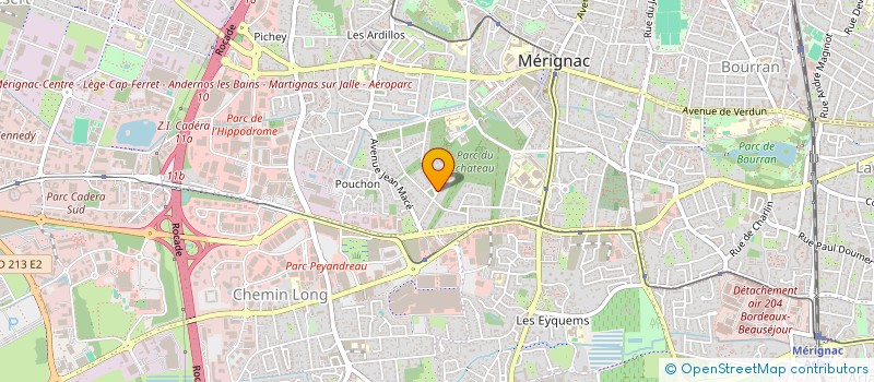 localisation de l'entreprise MONSIEUR PHILIPPE MALKIEL  MERIGNAC