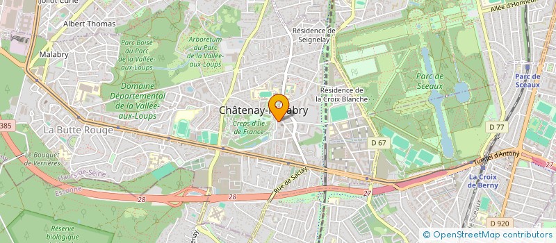 localisation de l'entreprise MONSIEUR PHILIPPE MALLET  CHATENAY-MALABRY