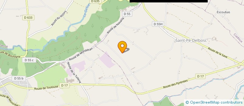 localisation de l'entreprise MONSIEUR PHILIPPE MALLET  SAINT-PE-DELBOSC
