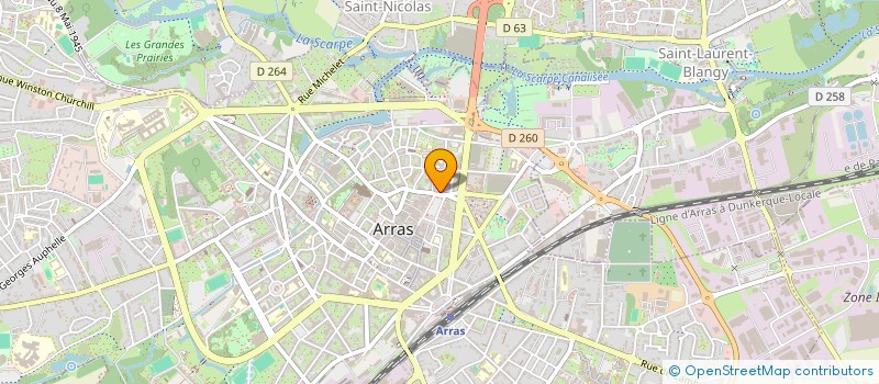 localisation de l'entreprise MONSIEUR PHILIPPE MALVOISIN à ARRAS