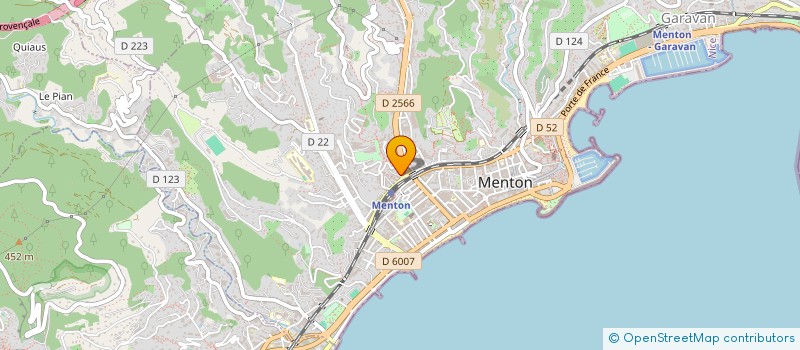 localisation de l'entreprise MONSIEUR PHILIPPE MAMMONE  MENTON