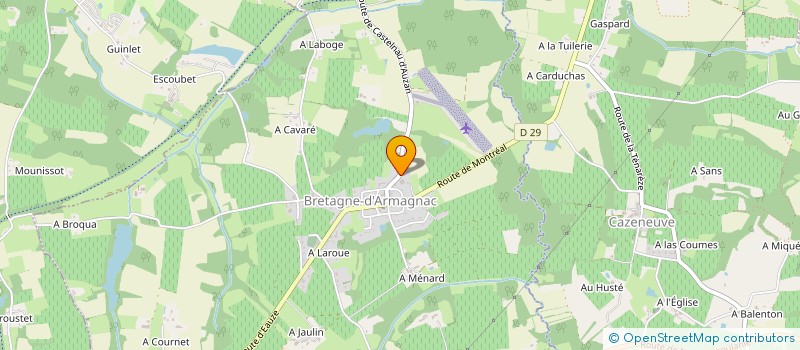 localisation de l'entreprise MONSIEUR PHILIPPE MANCHADO  BRETAGNE-D'ARMAGNAC