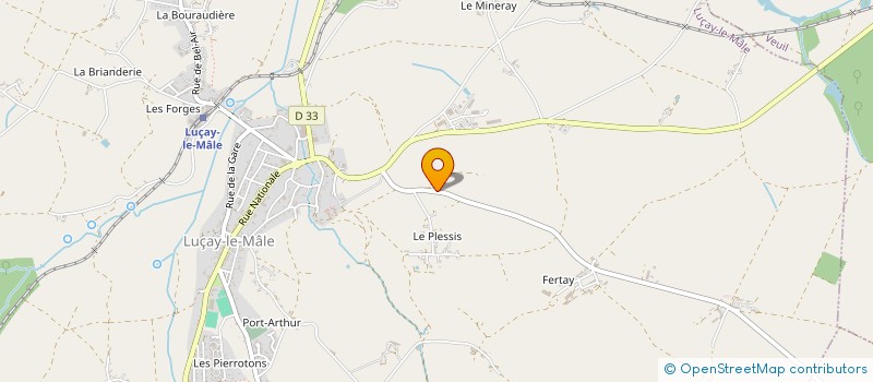 localisation de l'entreprise MONSIEUR PHILIPPE MANDARD à LUCAY-LE-MALE