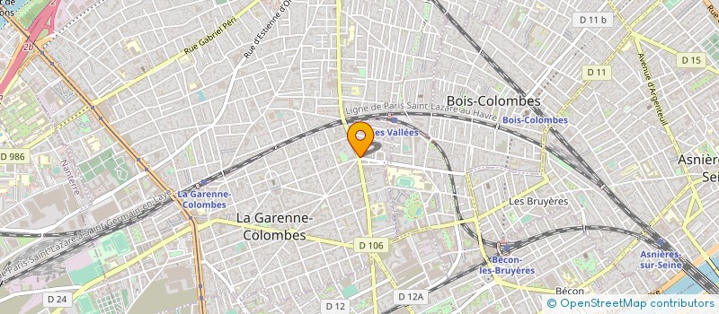localisation de l'entreprise MONSIEUR PHILIPPE MANDIN à LA GARENNE-COLOMBES