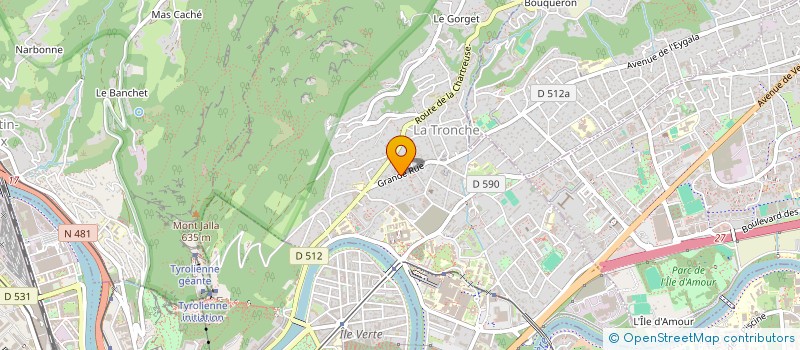 localisation de l'entreprise MONSIEUR PHILIPPE MANDRON à LA TRONCHE