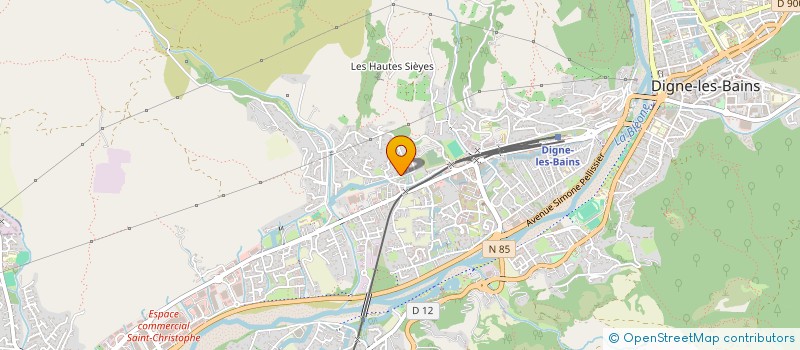 localisation de l'entreprise MONSIEUR PHILIPPE MANENT à DIGNE-LES-BAINS