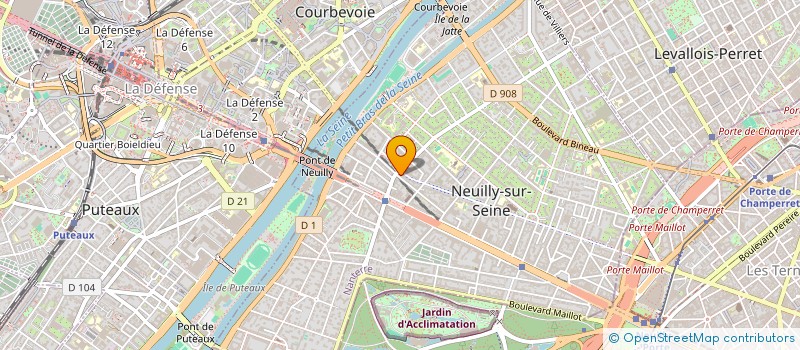 localisation de l'entreprise MONSIEUR PHILIPPE MANICACCI à NEUILLY-SUR-SEINE
