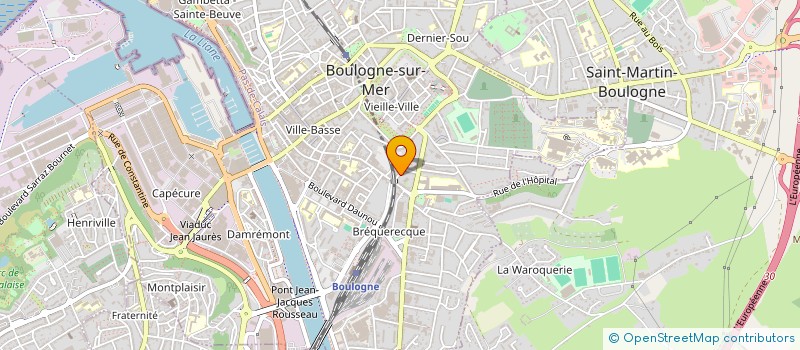 localisation de l'entreprise MONSIEUR PHILIPPE MANIERE à BOULOGNE-SUR-MER