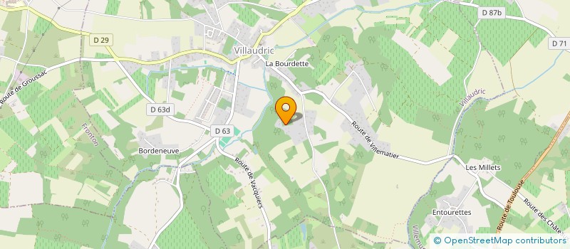 localisation de l'entreprise MONSIEUR PHILIPPE MANNEVILLE  VILLAUDRIC