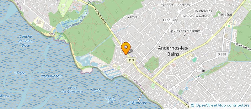 localisation de l'entreprise MONSIEUR PHILIPPE MANOUKIAN  ANDERNOS-LES-BAINS