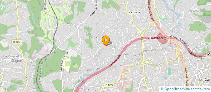 localisation de l'entreprise MONSIEUR PHILIPPE MANOUKIAN  MOUGINS