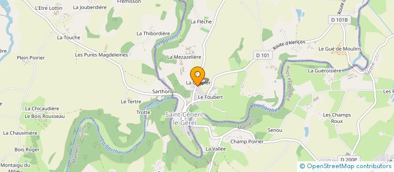 localisation de l'entreprise MONSIEUR PHILIPPE MANSON à SAINT-CENERI-LE-GEREI